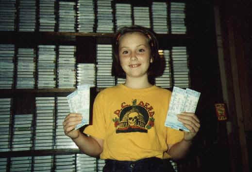 t shirt and  tickets